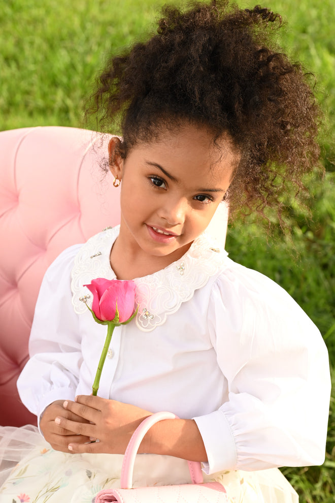 LACE COLLAR PRINCESS SHIRT